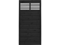 Belátásgátló kerítéselem Nicea antracit 180 cm x 90 cm FSC®