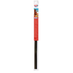 Tesamoll Standard barna ajtószigetelő sín sima padlóhoz, 12 mm-ig, öntapadós.