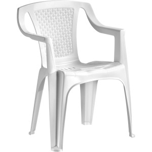 IDEA Europe Luna műanyag szék fehér kb. 77 cm x 57 cm x 51 cm