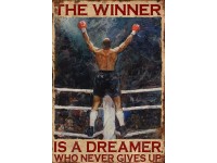 Retro-Gift nagy táblakép - Winner quote 27 cm x 39 cm Retro-Gift nagy táblakép - Winner quote 27 cm x 39 cm