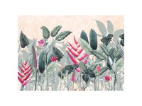 Komar fátyoltapéta Soft Jungle 350 cm x 250 cm zöld