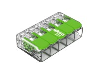 Wago 221-425 vezetékösszekötő karos 5 vezeték 10 db