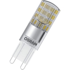 Osram LED izzó Pin Base G9, 2,6W, hideg fehér. Kompakt LED lámpa tűlábbal.
