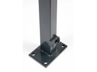 Floraworld kerítésoszlop ráhegesztett talplemezzel antracit 69 cm