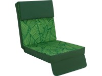 Ülőpárna 4-személyes Talca hintaágyhoz zöld levélmintás Ülőpárna 4-személyes Talca hintaágyhoz zöld levélmintás