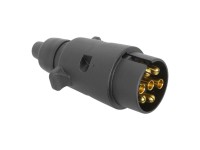 Utánfutó elektromos csatlakozó dugó 7 pólusú