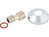 OBI menetes S-csatlakozó 21 mm (R 1/2) x 26,4 mm (R 3/4), takarórózsával