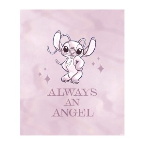 Komar Stitch Always an Angel falikép, 30x40 cm, gyerekszobába.
