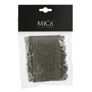 Mica Decorations Juta, 100 cm, szürke, kézműves és dekorációs célokra.