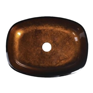 Sapho BEAUTY KVAORE üvegmosdó 54 cm x 39,5 cm réz