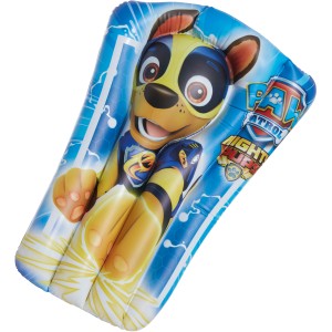 Kék Paw Patrol felfújható matrac, 65x40 cm, Chase mintával 3 éves kortól.