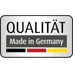 "Made in Germany" minőségi pecsét Kovalex WPC teraszburkolatokhoz.