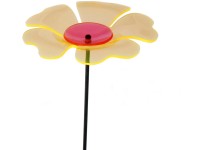 Leszúrható kerti dekoráció fényjáték pipacs 170 cm