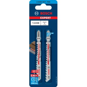 Bosch Expert T 144 DHM szúrófűrészlap, 2 darabos. Fűrészlapok fához és egyéb anyagokhoz.