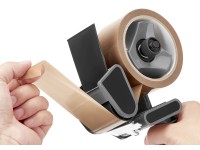 Csomagolószalag-adagoló csomagolószalaggal barna 66 m x 50 mm