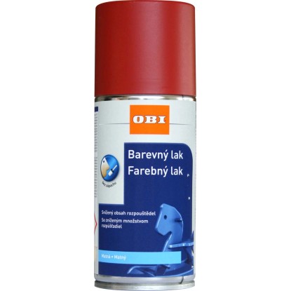 OBI Vízbázisú spray matt RAL 3000 piros 150 ml