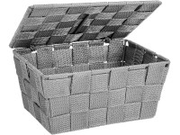 Wenko Adria fedeles fürdőszobai kosár szürke Wenko Adria fedeles fürdőszobai kosár szürke