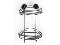 Vacuum-Loc sarokpolc 2 szintes fekete Vacuum-Loc sarokpolc 2 szintes fekete