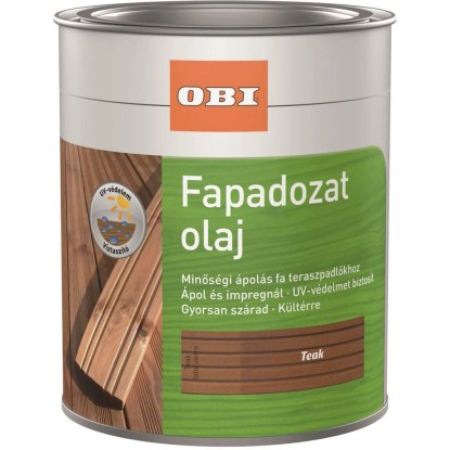 OBI Fapadozat olaj Teak 2,5 l