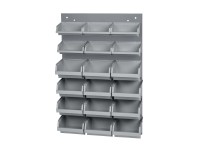 Küpper réselt acéllemezpanelek 60 cm x 40 cm x 8 cm világosszürke 1 részes Küpper réselt acéllemezpanelek 60 cm x 40 cm x 8 cm világosszürke 1 részes