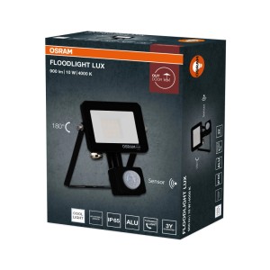 Osram FL LUX mozgásérzékelős LED reflektor 10W semleges fehér IP65 fekete