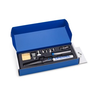 Dremel VersaTip 2000-7 forrasztópáka készlet kék tokban, tartozékokkal.