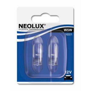 Két darabos Neolux W5W 12V izzók autóelektronikához.