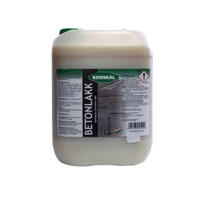 Betonlakk kanna, Kemikal, 5 liter. Csemperagasztó tartozékokhoz.