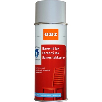 OBI lakkspray színes selyemfényű világosszürke 400 ml