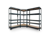 AR Shelving Rivet készlet 180 x 180 x 210 x 45 cm 5 HDF polccal antracit