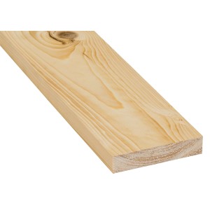 Érdesített lucfenyő/jegenyefenyő zsaludeszka, 23x100x3000 mm, ideális szerkezeti munkákhoz.