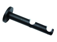 Gardinia Memphis dupla kombinált tartó nyitott fekete 7,5 cm x 5 cm