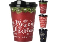 Utazó bögre karácsonyi 500ml
