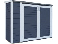 Bertilo Multibox 3 tároló antracit 200 cm x 82 cm FSC