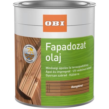 OBI teraszpadló - ápoló olaj  bangkirai  750 ml