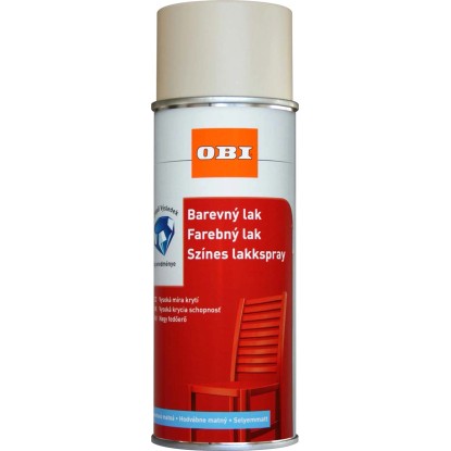 OBI lakkspray színes selyemfényű elefántcsont 400 ml