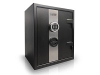 Bútorszéf Azurit II. Black Edition Fekete Elektronikus