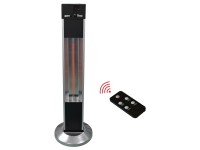 Teraszhősugárzó Infrae 2000 W Floor alumínium fekete Teraszhősugárzó Infrae 2000 W Floor alumínium fekete