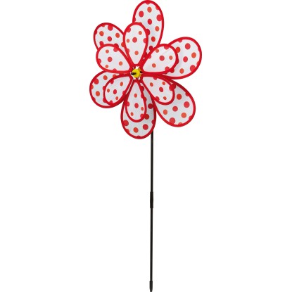 Szélkerék pálcával nejlon 41 cm x 38 cm x 3 cm háromféle változatban
