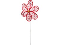 Szélkerék pálcával nejlon 41 cm x 38 cm x 3 cm háromféle változatban