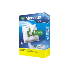 Menalux porzsák, 5 darab, alkalmas AEG, Electrolux, Zanussi és más típusokhoz.