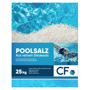 Summer Fun Pool só sósvizes rendszerekhez, 25 kg-os csomag.