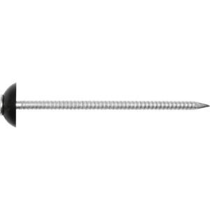 Szuper szögek fekete, 2,8x70mm, horganyzott tömítő alátéttel bitumen hullámlemezek rögzítéséhez.