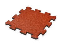 Gumi burkoló lap 500 mm x 500 mm x 25 mm piros Puzzle