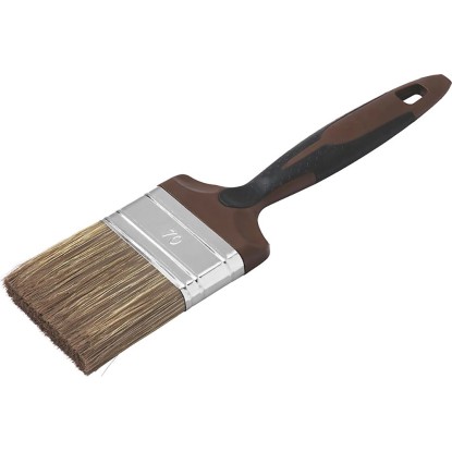 LUX-TOOLS Lapos ecset lazúr festékekhez 2K 70 mm