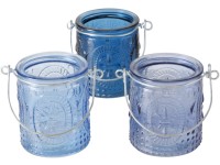 Boltze Country mécsestartó 3-féle változatban többszínű 7 cm x 8 cm