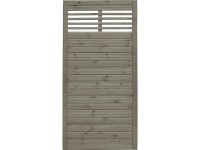 Belátásgátló kerítéselem Nicea szürke 180 cm x 90 cm FSC®