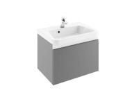 Mosdó 10° 650 fehér+SD 650 szekrény mosdó alá szürke szett Mosdó 10° 650 fehér+SD 650 szekrény mosdó alá szürke szett