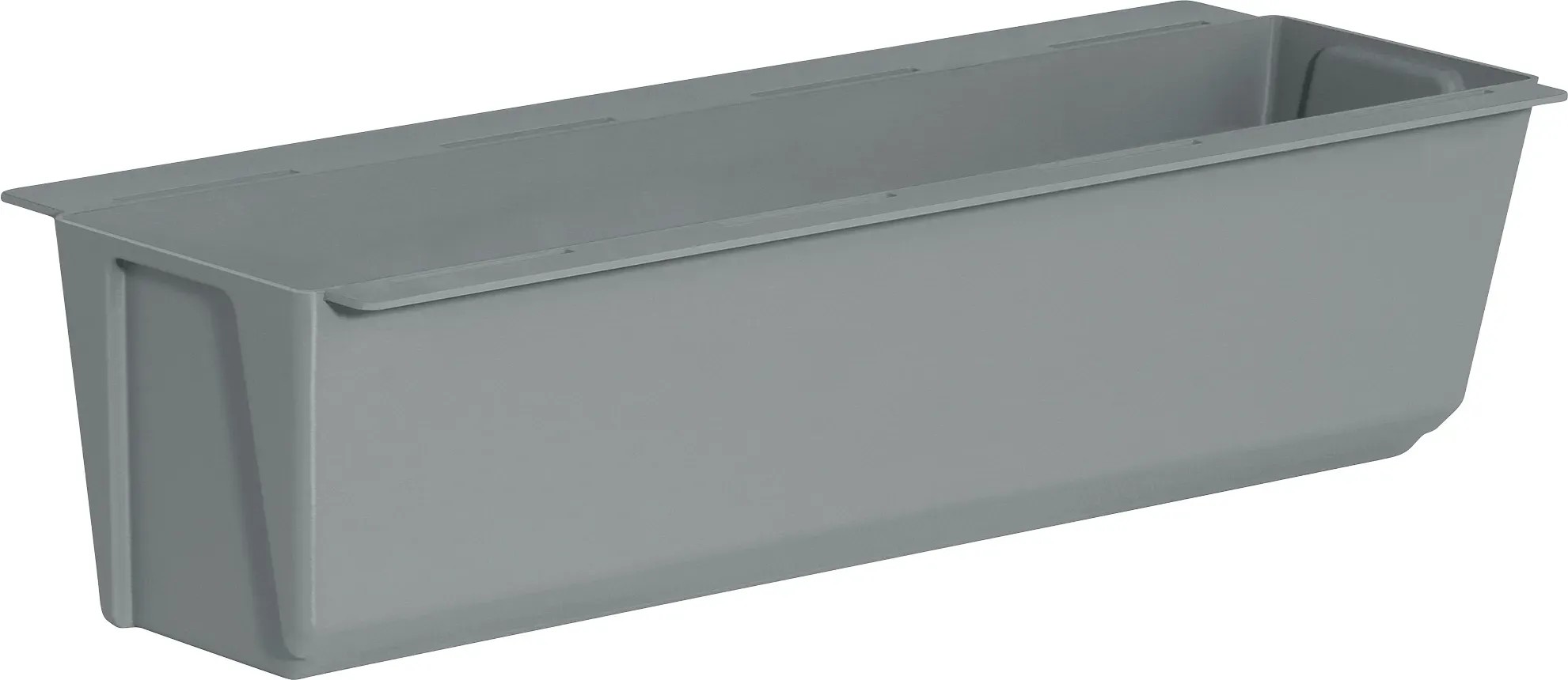 Geli Easy - Vaso da fiori per pallet europei, set da 6 pezzi, grigio