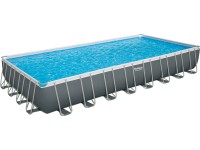 Bestway Power Steel acélvázas medencekészlet 132 cm x 488 cm x 956 cm négyszögl.